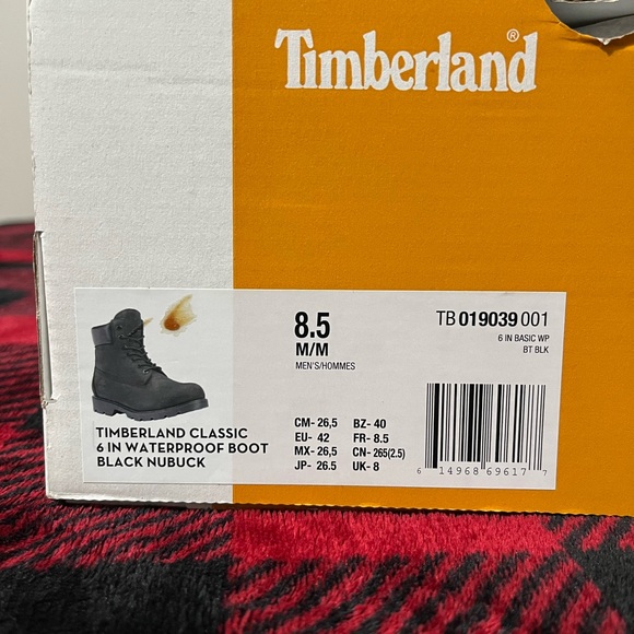 MEN'S TIMBERLAND 6 INCH BASIC WATERPROOF BOOTS - Picture 2 of 6